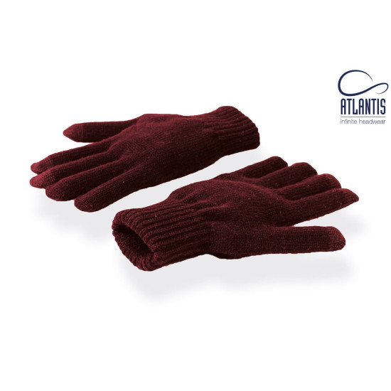 Рукавички GLOVES TOUCH, колір burgundy - GLTO-burgundy