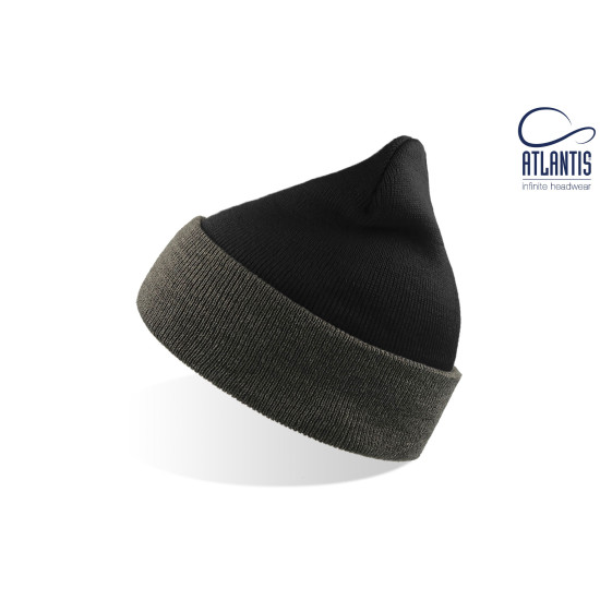 Шапка WIND, колір black-grey - WIND-black-grey