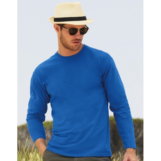 Футболка чоловіча 610380 VALUEWEIGHT LONG SLEEVE T, колір 51 - 61-038-0-51