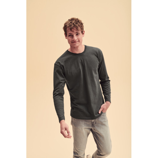 Футболка чоловіча 610380 VALUEWEIGHT LONG SLEEVE T, колір HD - 61-038-0-HD