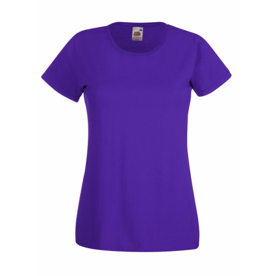 Футболка жіноча 613720 VALUEWEIGHT T LADY-FIT, колір PE - 61-372-0-PE