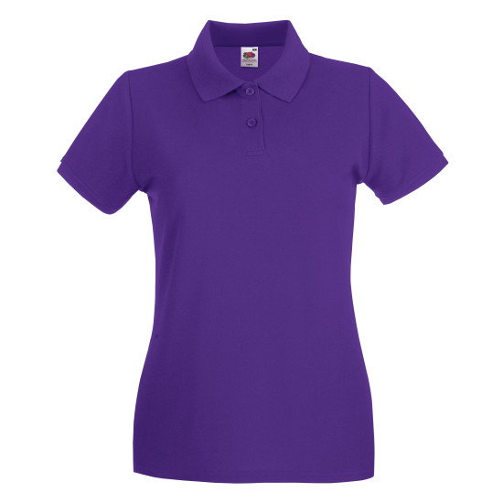 Теніска жіноча 630300 PREMIUM POLO LADY-FIT, колір PE - 63-030-0-PE