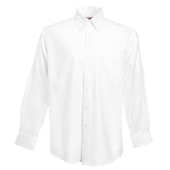 Сорочка чоловіча 651140 OXFORD SHIRT LONG SLEEVE, колір white - 65-114-0-white