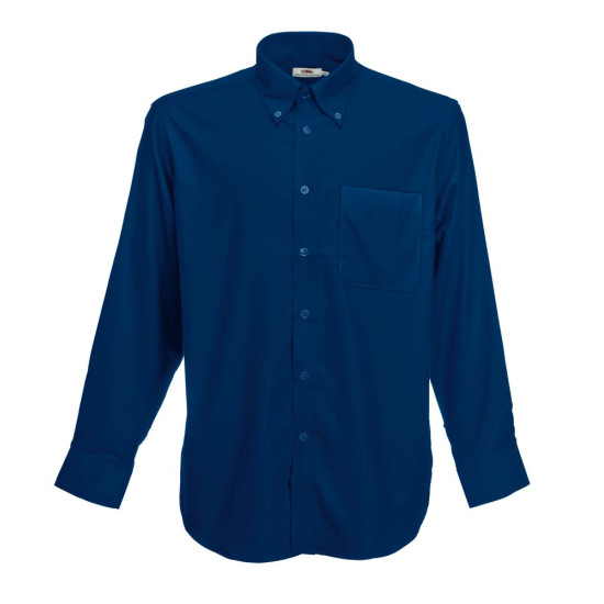 Сорочка чоловіча 651140 OXFORD SHIRT LONG SLEEVE, колір navy - 65-114-0-navy