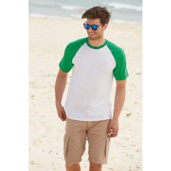 Футболка чоловіча 610260 VALUEWEIGHT SHORT SLEEVE BASEBALL T, колір WK - 61-026-0-WK