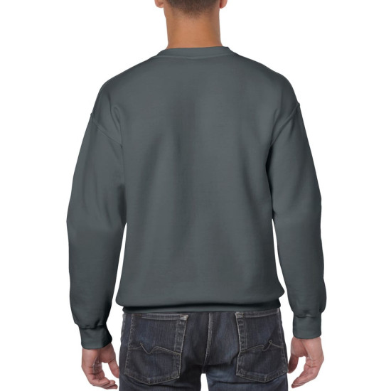 Толстовка чоловіча 18000 Gildan Heavy Blend Adult Crewneck Sweat, колір charcoal - 18000-charcoal