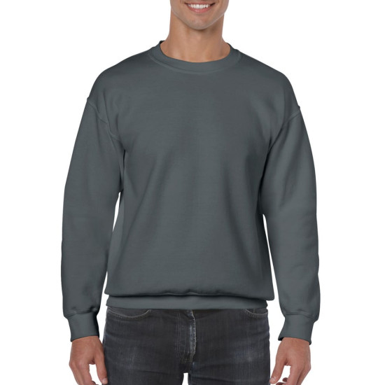 Толстовка чоловіча 18000 Gildan Heavy Blend Adult Crewneck Sweat, колір charcoal - 18000-charcoal