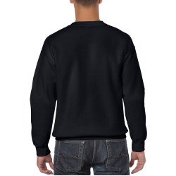 Толстовка чоловіча 18000 Gildan Heavy Blend Adult Crewneck Sweat, колір black - 18000-black