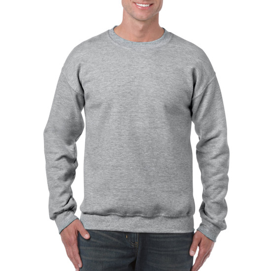 Толстовка чоловіча 18000 Gildan Heavy Blend Adult Crewneck Sweat, колір sport grey - 18000-sport grey