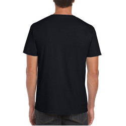 Футболка чоловіча 64000 Gildan® Softstyle™  Adult T-Shirt, колір black - 64000-black