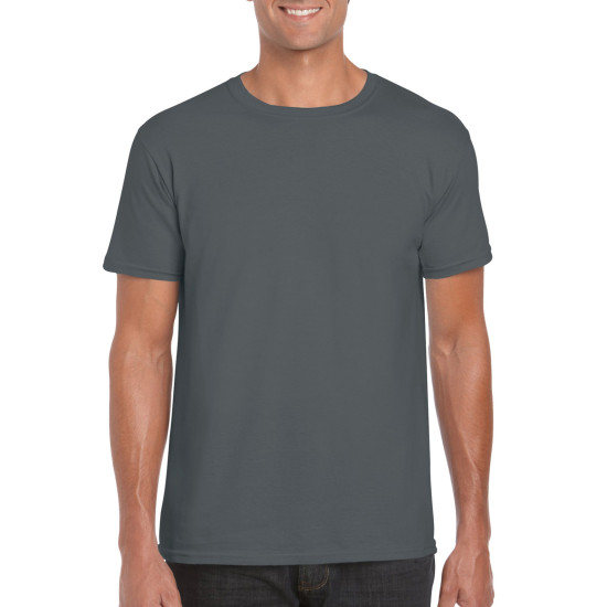 Футболка чоловіча 64000 Gildan® Softstyle™  Adult T-Shirt, колір charcoal - 64000-charcoal