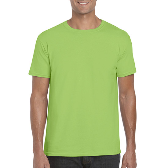 Футболка чоловіча 64000 Gildan® Softstyle™  Adult T-Shirt, колір lime - 64000-lime