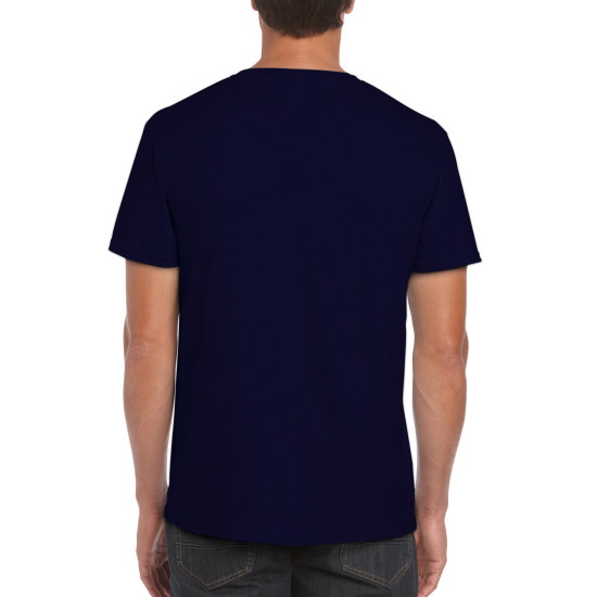Футболка чоловіча 64000 Gildan® Softstyle™  Adult T-Shirt, колір navy темно-синій - 64000-navy