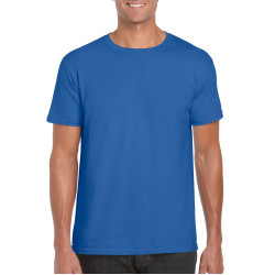 Футболка чоловіча 64000 Gildan® Softstyle™  Adult T-Shirt, колір royal синій - 64000-royal