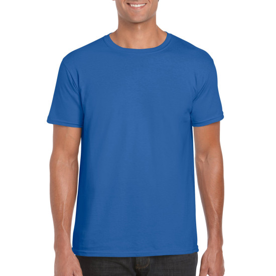 Футболка чоловіча 64000 Gildan® Softstyle™  Adult T-Shirt, колір royal синій - 64000-royal