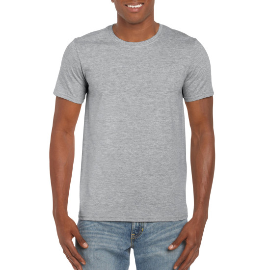 Футболка чоловіча 64000 Gildan® Softstyle™  Adult T-Shirt, колір sport grey - 64000-sport grey