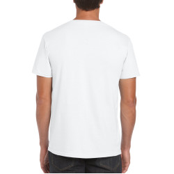 Футболка чоловіча 64000 Gildan® Softstyle™  Adult T-Shirt, колір white білий - 64000-white