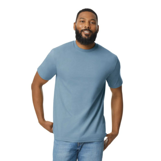 Футболка чоловіча 65000 Midweight Adult T-Shirt, колір charcoal - 65000-charcoal