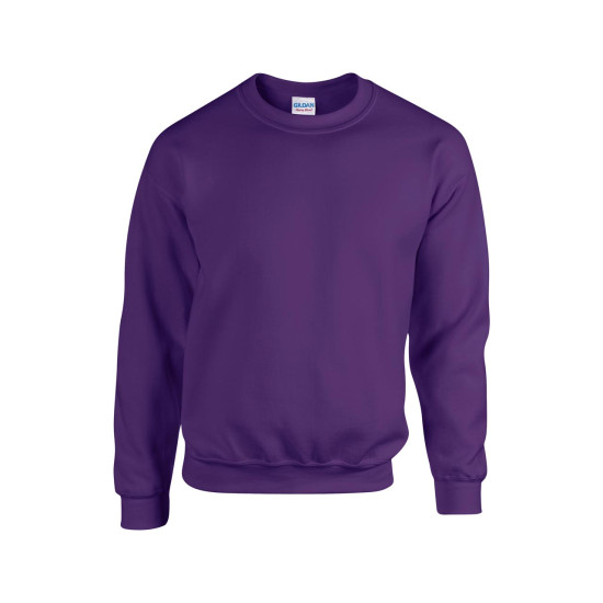 Толстовка чоловіча 18000 Gildan Heavy Blend Adult Crewneck Sweat, колір purple - 18000-purple