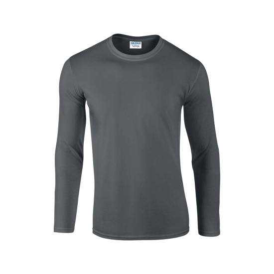 Футболка чоловіча 64400 Adult Long Sleeve T-Shirt, колір charcoal - 64400-charcoal
