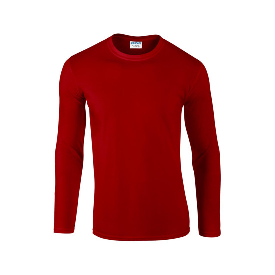 Футболка чоловіча 64400 Adult Long Sleeve T-Shirt, колір red - 64400-red