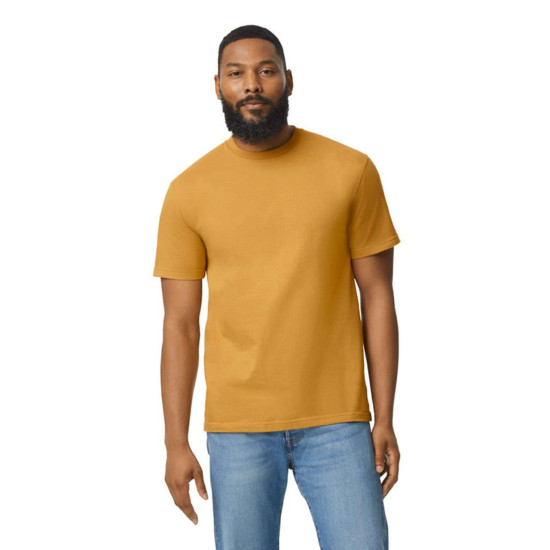 Футболка чоловіча 65000 Midweight Adult T-Shirt, колір mustard - 65000-mustard