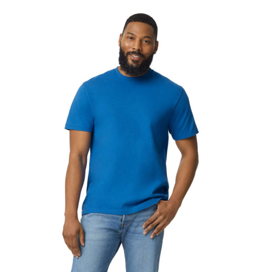 Футболка чоловіча 65000 Midweight Adult T-Shirt, колір royal - 65000-royal