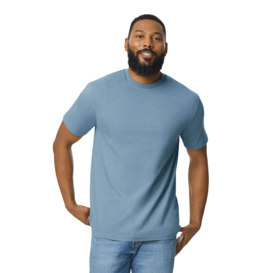 Футболка чоловіча 65000 Midweight Adult T-Shirt, колір stone - 65000-stone