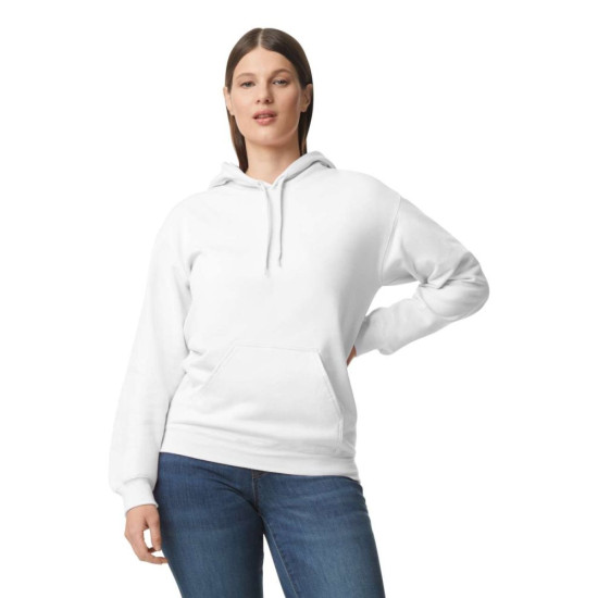Толстовка unisex SF500 Midweight Fleece Adult Hoodie, колір white - SF500-white