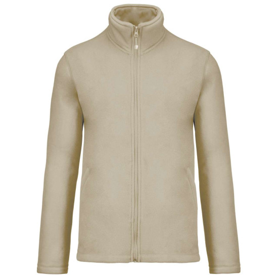 Толстовка чоловіча KA911 Kariban Falco micro polar coat, колір beige - KA911-beige