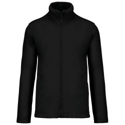 Толстовка чоловіча KA911 Kariban Falco micro polar coat, колір black - KA911-black