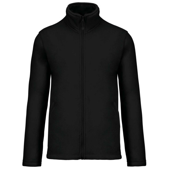 Толстовка чоловіча KA911 Kariban Falco micro polar coat, колір black - KA911-black