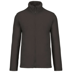 Толстовка чоловіча KA911 Kariban Falco micro polar coat, колір dark grey - KA911-dark grey