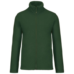 Толстовка чоловіча KA911 Kariban Falco micro polar coat, колір forest green - KA911-forest green