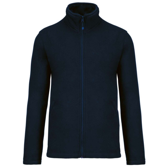 Толстовка чоловіча KA911 Kariban Falco micro polar coat, колір navy - KA911-navy