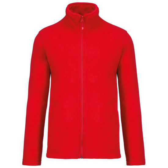 Толстовка чоловіча KA911 Kariban Falco micro polar coat, колір red - KA911-red