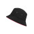 Панама Fisherman Piping Hat MB012, колір black/red - MB012-black/red Панама Fisherman Piping Hat MB012, колір black/red - MB012-black/red