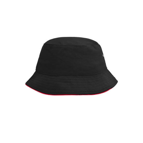 Панама Fisherman Piping Hat MB012, колір black/red - MB012-black/red
