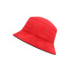 Панама Fisherman Piping Hat MB012, колір navy-white - MB012-red/black