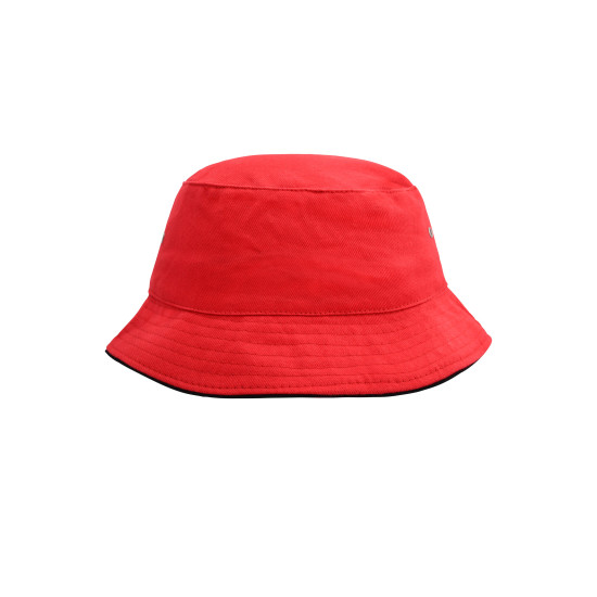 Панама Fisherman Piping Hat MB012, колір navy-white - MB012-red/black