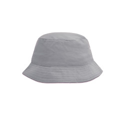 Панама Fisherman Piping Hat MB012, колір grey/light-rosa - MB012-grey/light-rosa