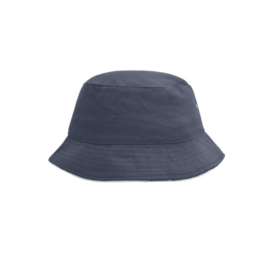 Панама Fisherman Piping Hat MB012, колір navy-navy - MB012-navy-white