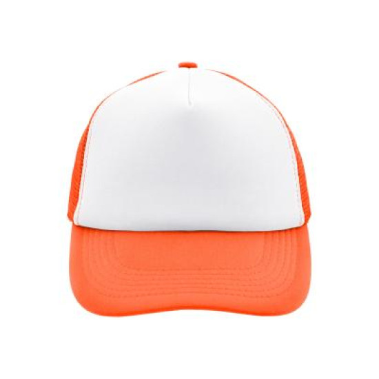 Кепка MB070, колір white/neon-orange - MB070-white/neon-orange