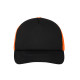 Кепка MB070, колір black/neon-orange - MB070-black/neon-orange