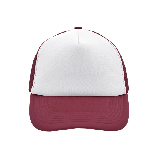 Кепка MB070, колір white/burgundy - MB070-white/burgundy