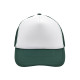 Кепка MB070, колір white/dark-green - MB070-white/dark-green