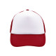 Кепка MB070, колір white-red - MB070-white-red