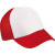 Кепка дитяча MB071, колір white-red - MB071-white-red Кепка дитяча MB071, колір white-red - MB071-white-red