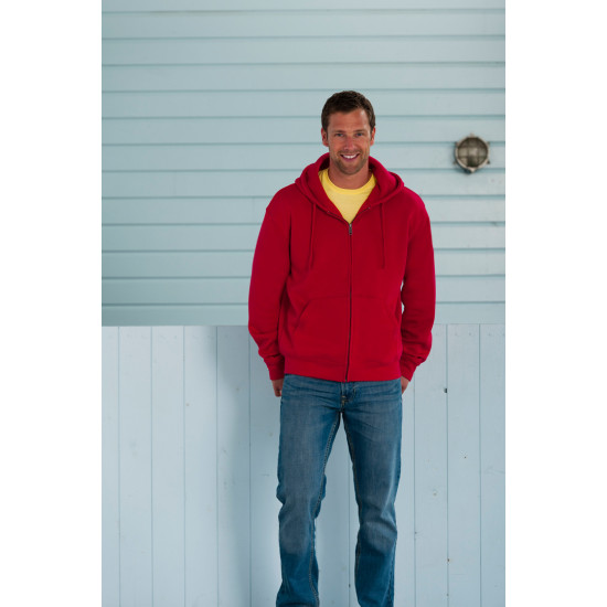Толстовка чоловіча R-266M AUTHENTIC ZIPPED HOOD JACKET, колір CR - R-266M-0-CR